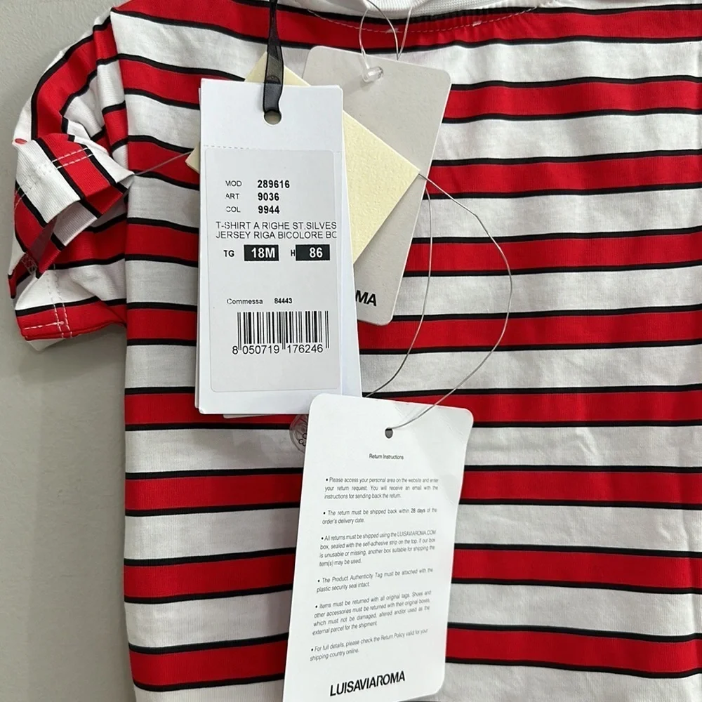 Monnalisa Striped Sylvester And Tweety T-Shirt